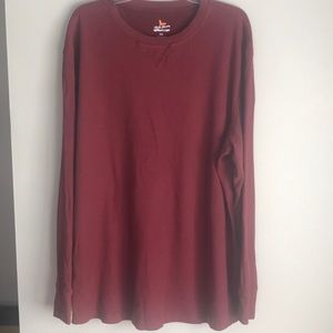 Mens Field & Stream thermal Tee Rust 2XL